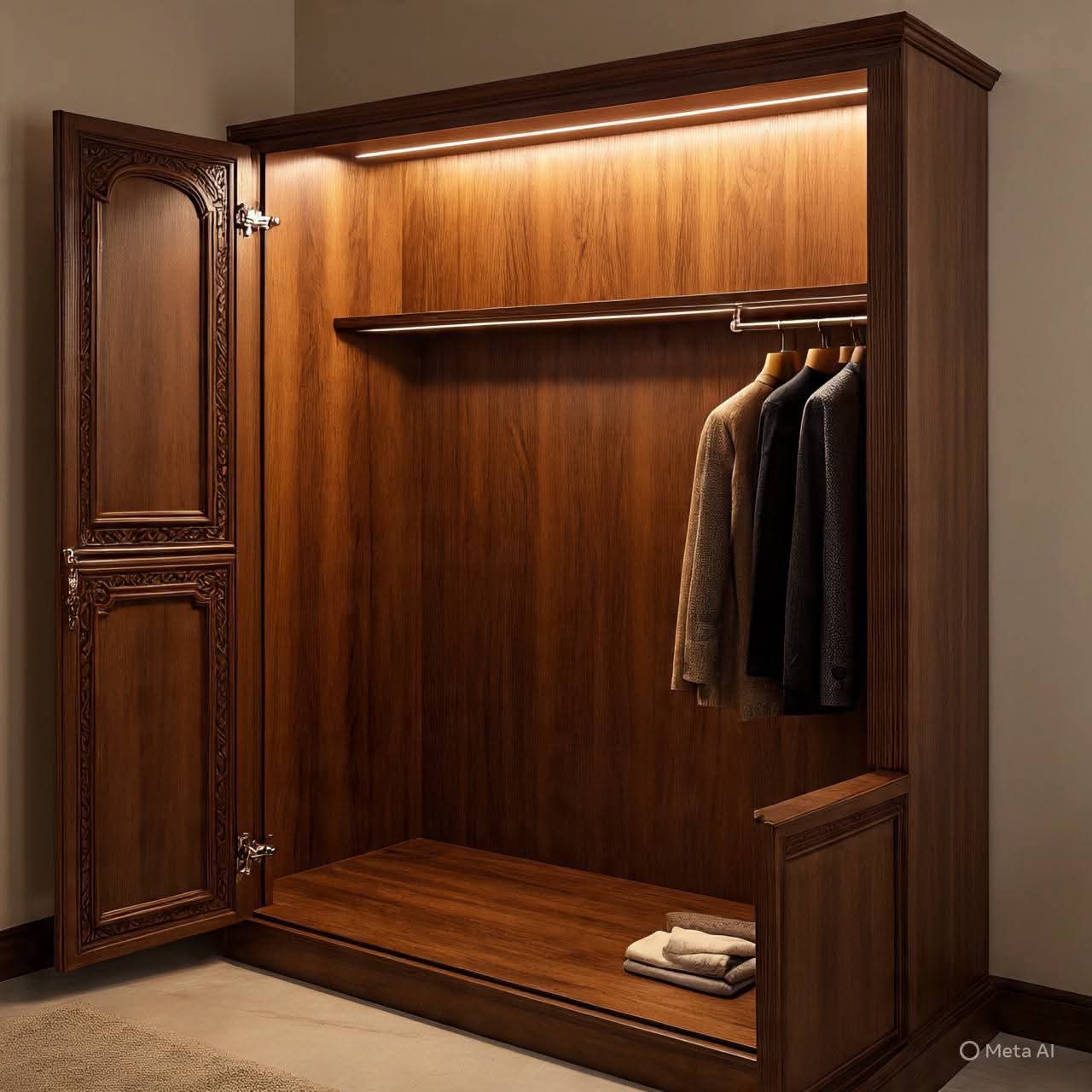 Premium Wooden Wardrobe Cabinet